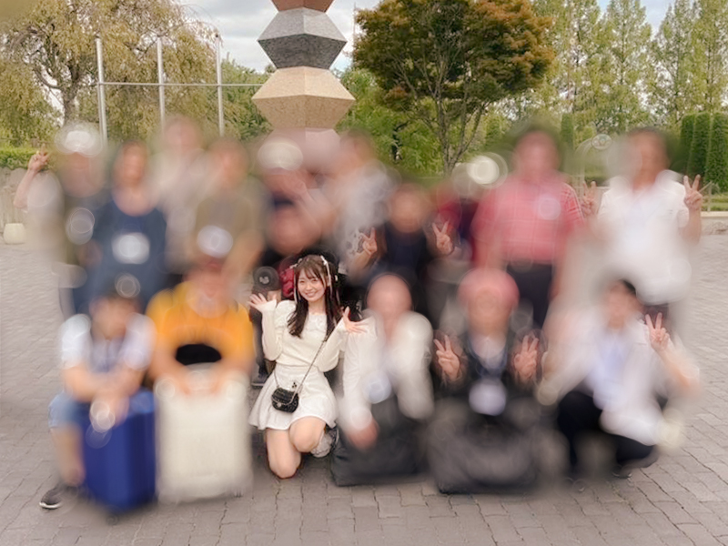 ホテルに到着し、記念写真📸✨