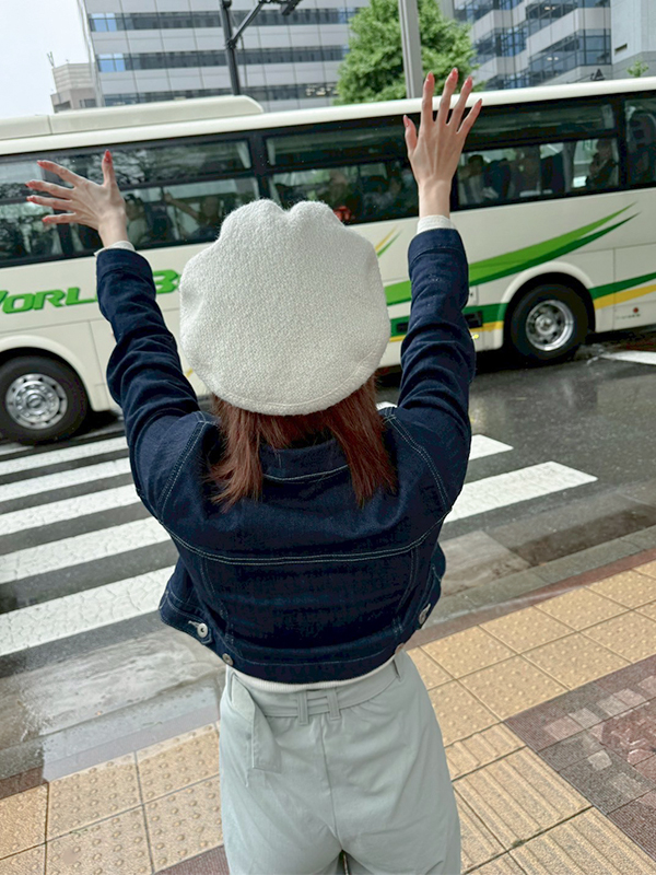 JULIAさんがお見送り👋