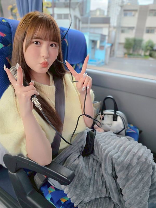 帰りのバスにて、帰路につきます🚌