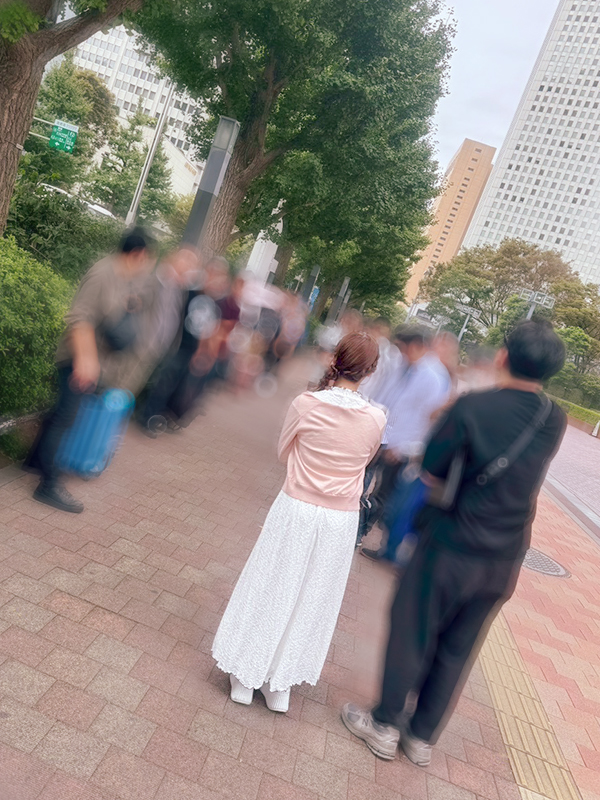 お客様と集合です⏰️