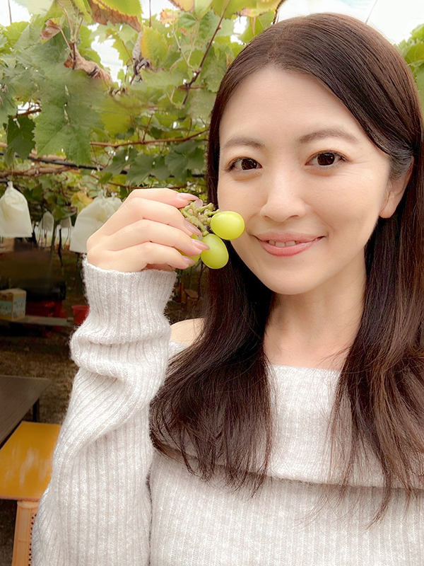 旬のフルーツ狩り！今回はシャインマスカットです♫