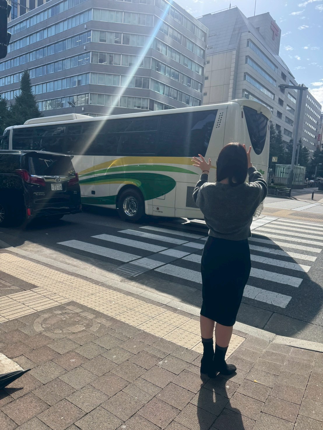 凛々子さんがお見送り👋