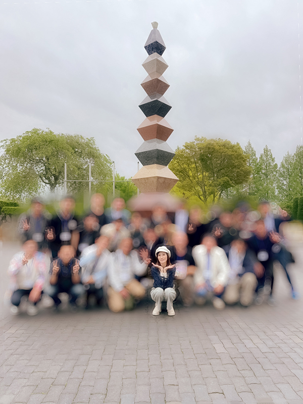 ホテルに到着し、記念写真📸✨